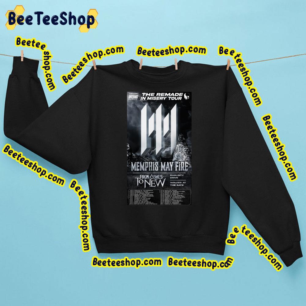 The Remade In Misery Tour Memphis May Fire From Ashes To New Trending Unisex Sweatshirt