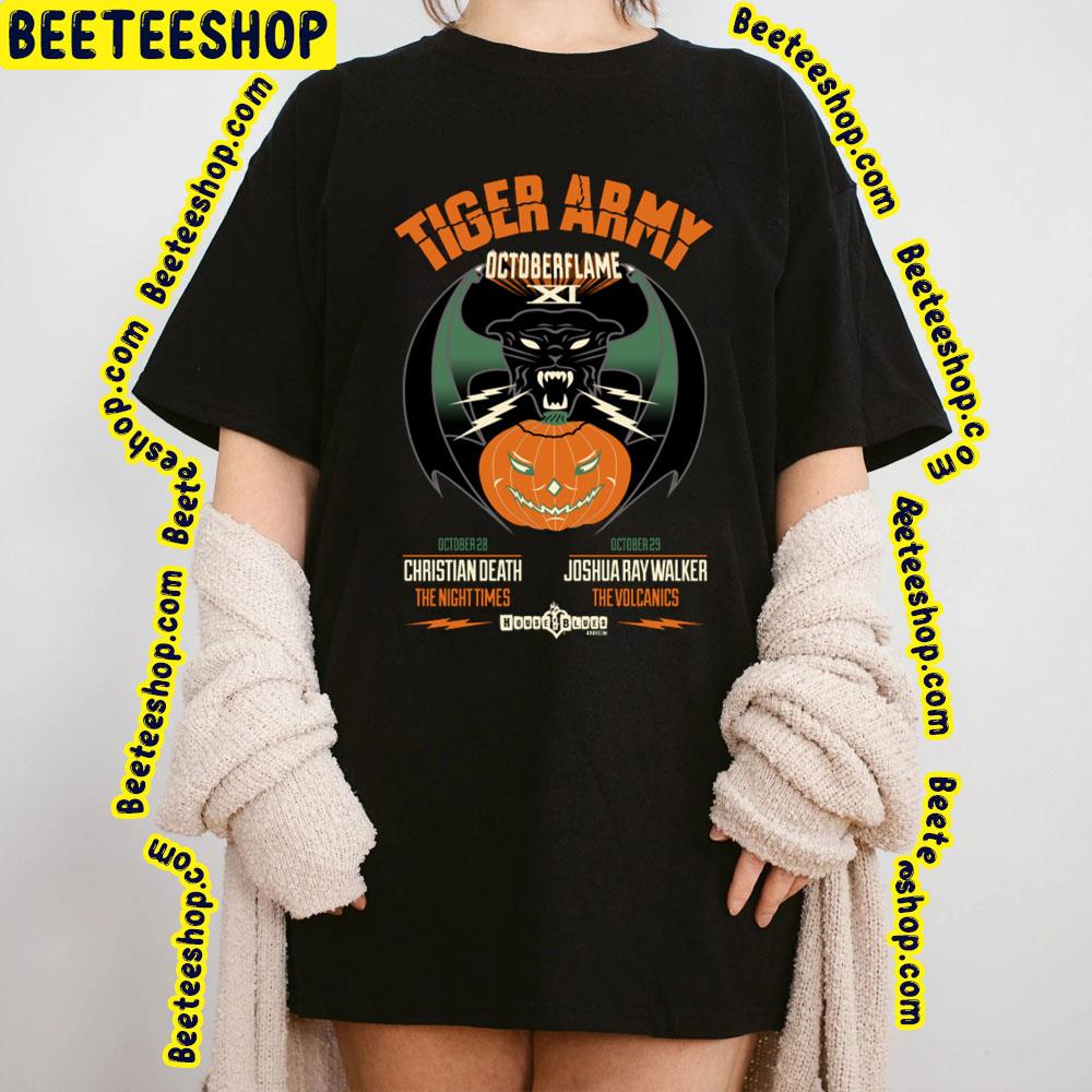 Tiger Army Ocotberflame Xi Trending Unisex T-Shirt