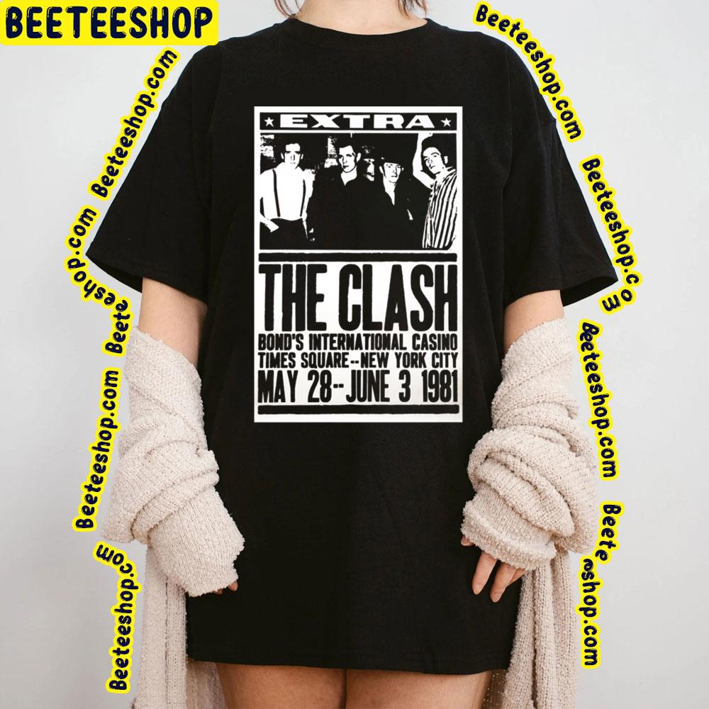 Vinatge 1981 The Clash Trending Unisex T-Shirt
