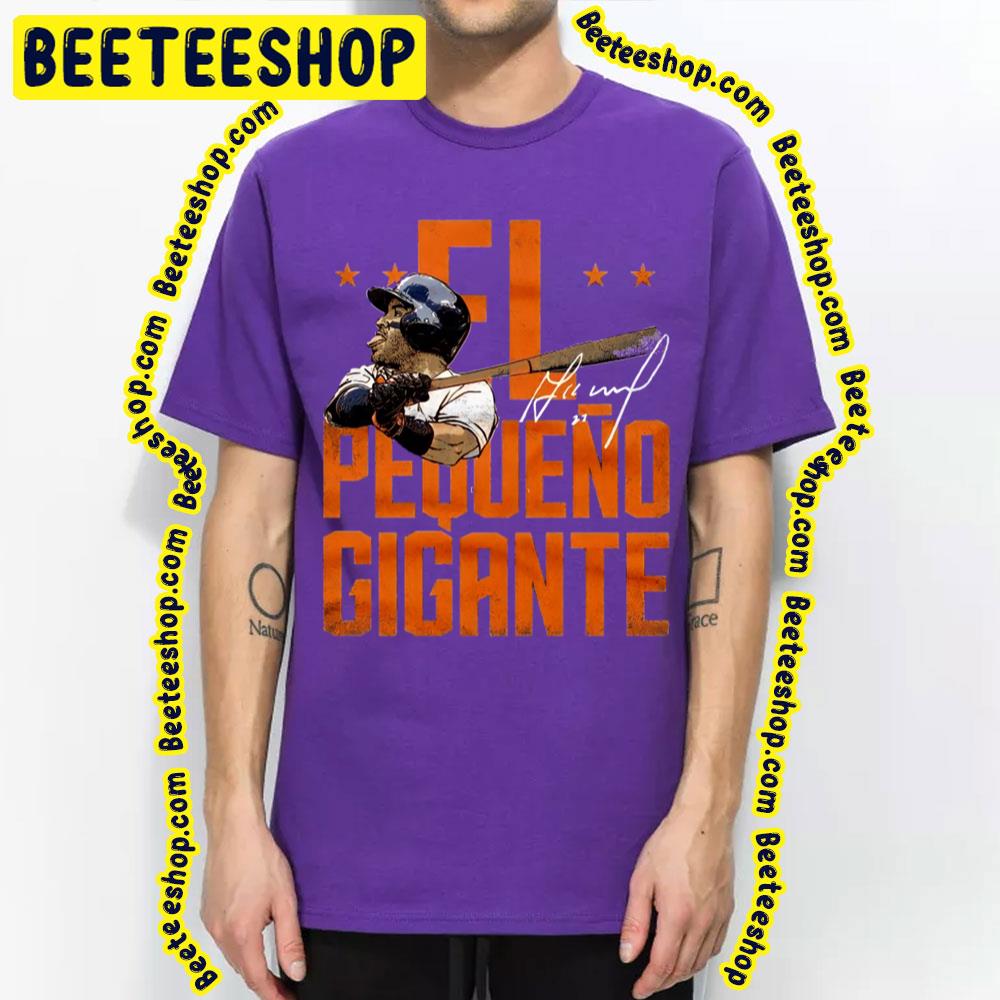 Vintage El Pequeno Gigante Baseball Trending Unisex T-Shirt