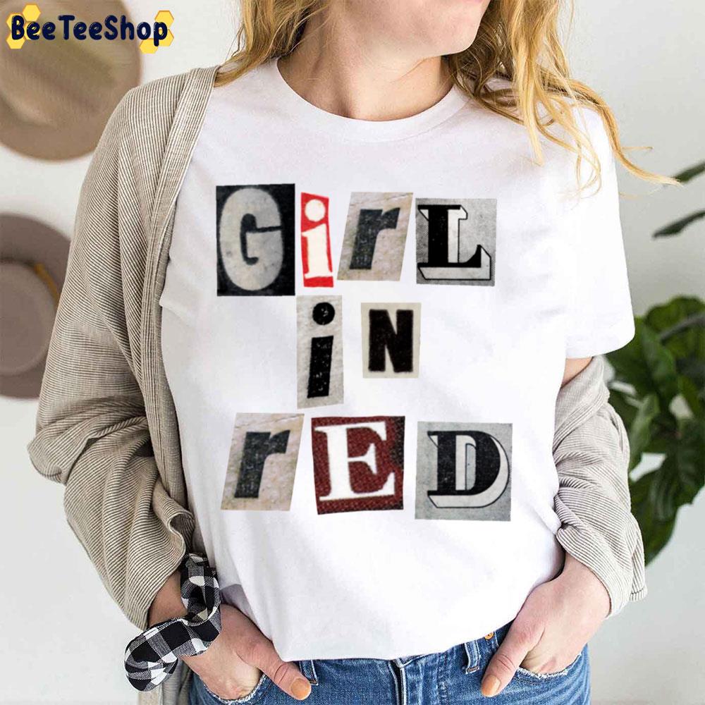 Vintage Girl In Red Trending Unisex T-Shirt