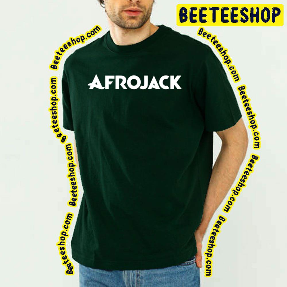 White Text Afrojack Logo Trending Unisex T-Shirt