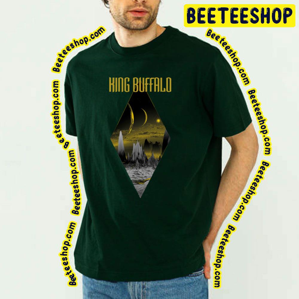 Yellow Sun Mountains Buffalo Trending Unisex T-Shirt