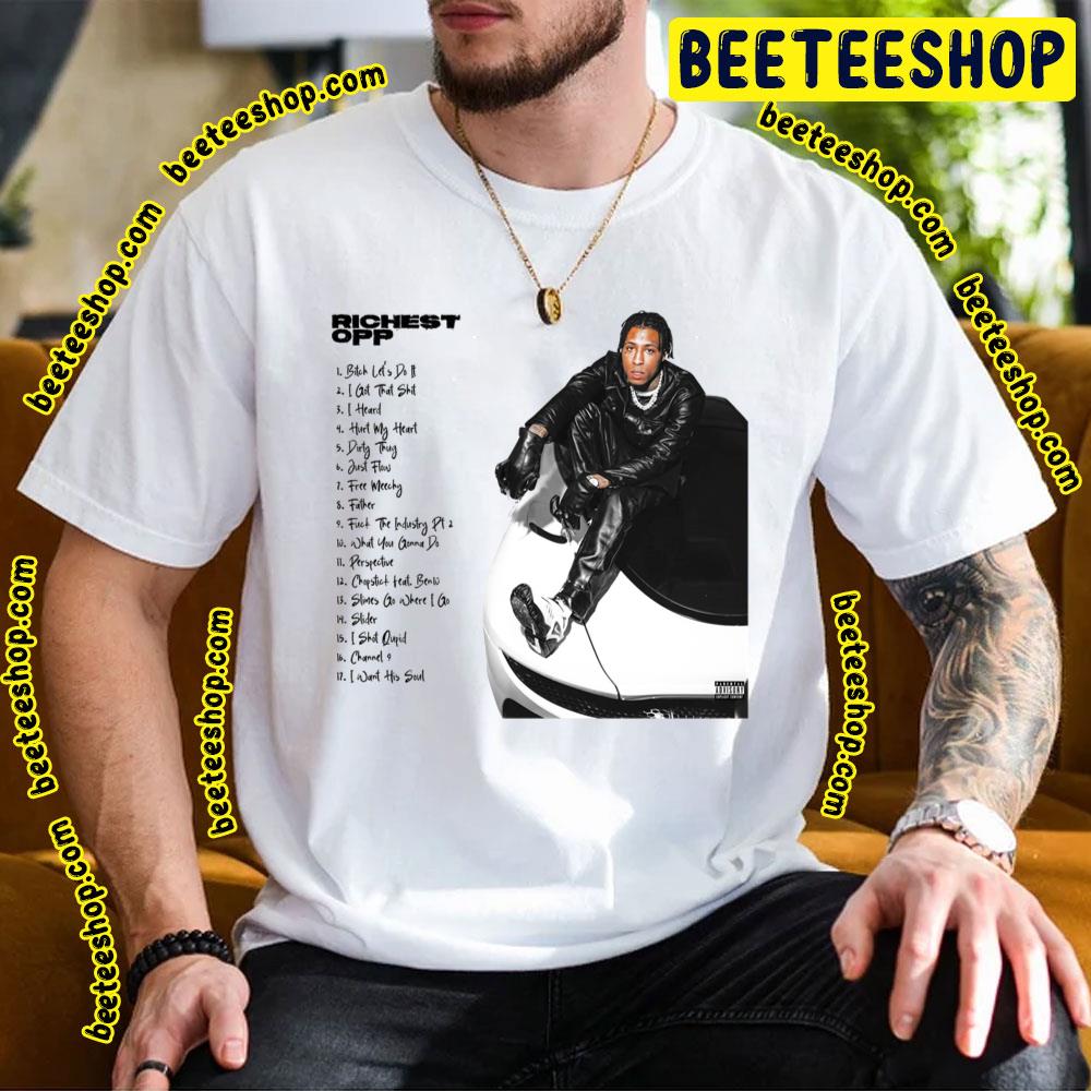 Youngboy Never Broke Again – Richest Opp Tracklist 2023 Trending Unisex T-Shirt