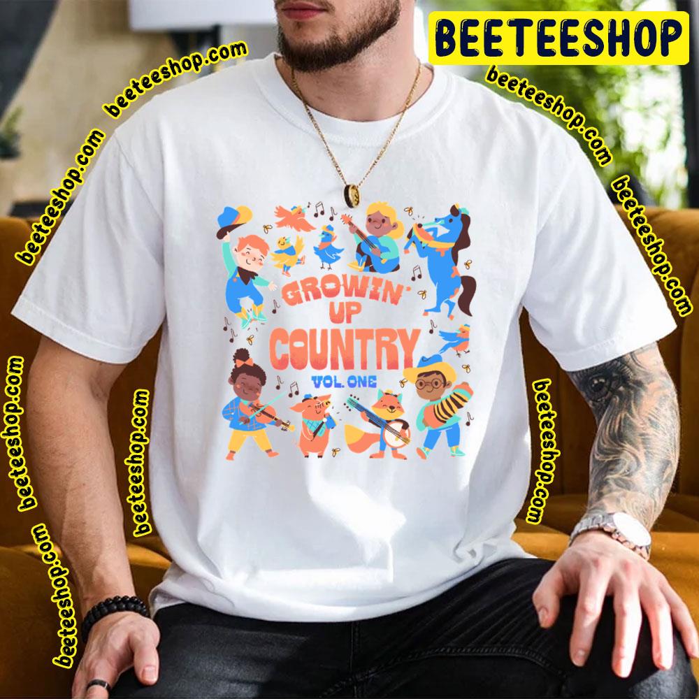 2023  Various Artists Growin Up Country Vol. 1 Album Trending Unisex T-Shirt