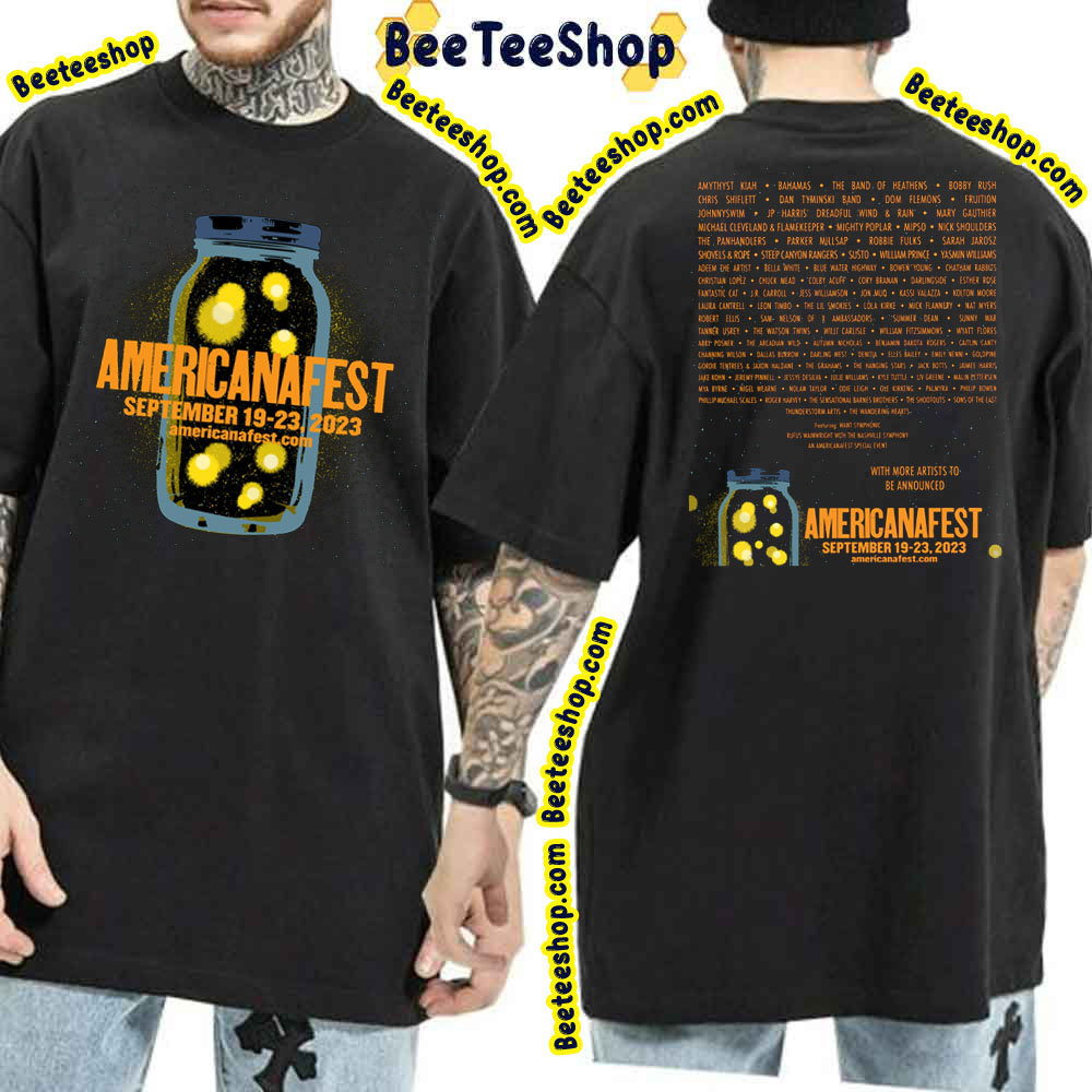 Americanafest 2023 Sept Double Sided Trending Unisex T-Shirt