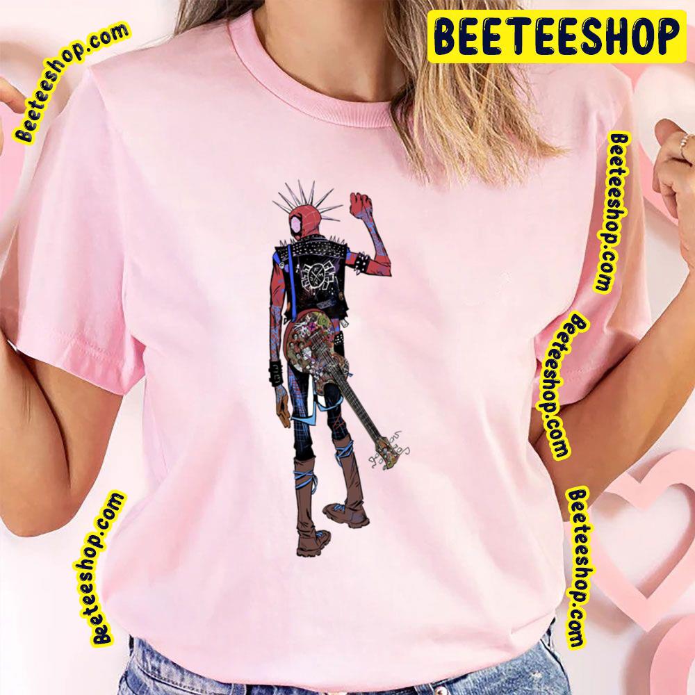 Anarcist Spider Punk Hobi Spiderverse Movie Trending Unisex T-Shirt