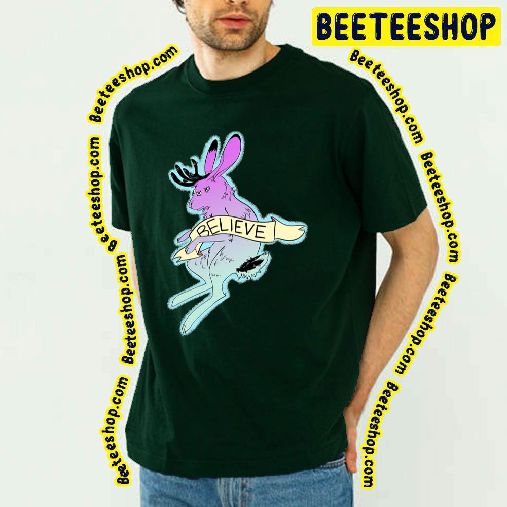 Believe In The Jackalope Trending Unisex T-Shirt