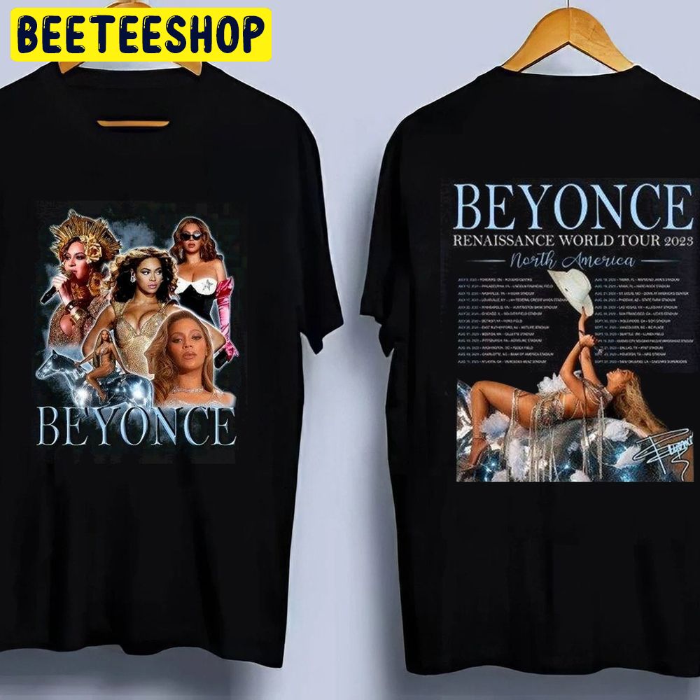 Beyonce Renaissance Tour 2023 Double Sided Trending Unisex T-Shirt