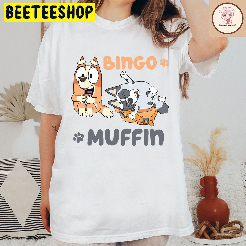 Bingo And Muffin Bluey Trending Unisex T-Shirt