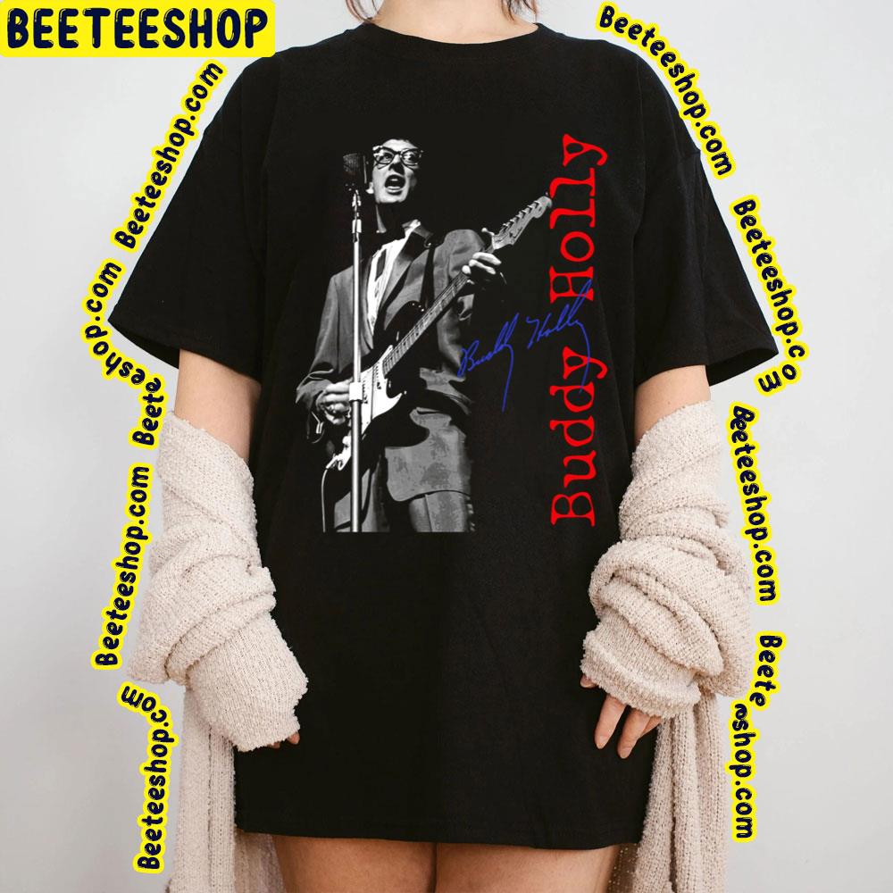 Black Art Buddy Holly Trending Unisex T-Shirt