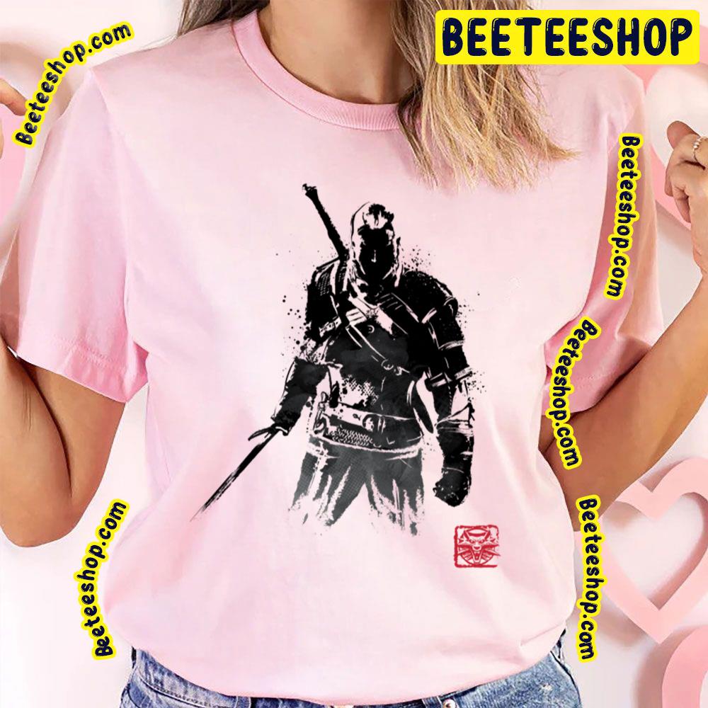 Black Art Sumie The Witcher Png Trending Unisex T-Shirt