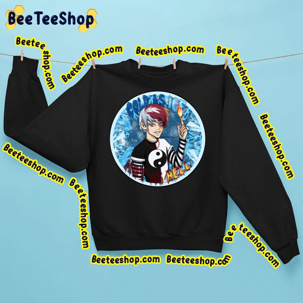 Blue Art Shoto Todoroki My Boy Trending Unisex Sweatshirt