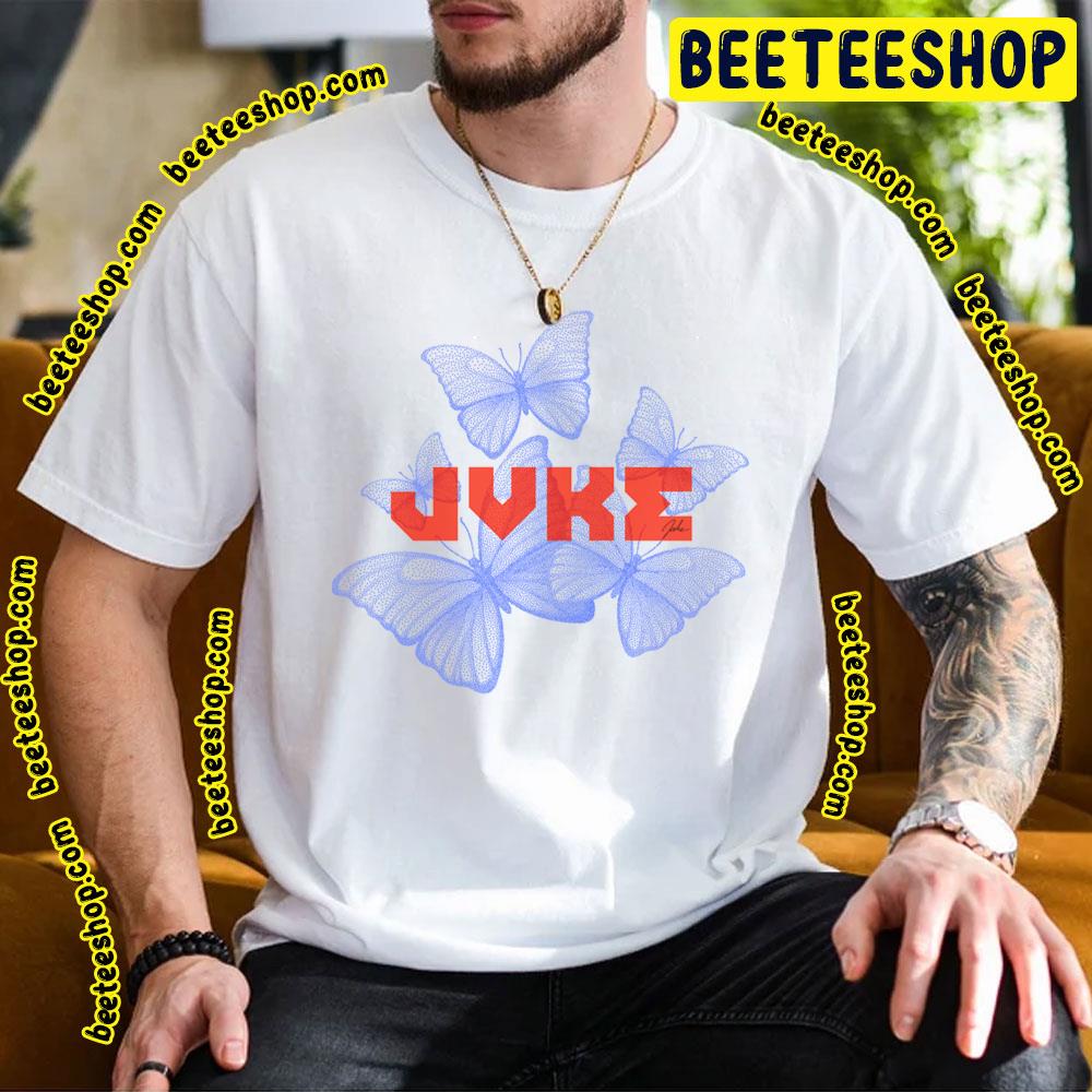 Blue Butterfly Jvke Trending Unisex T-Shirt