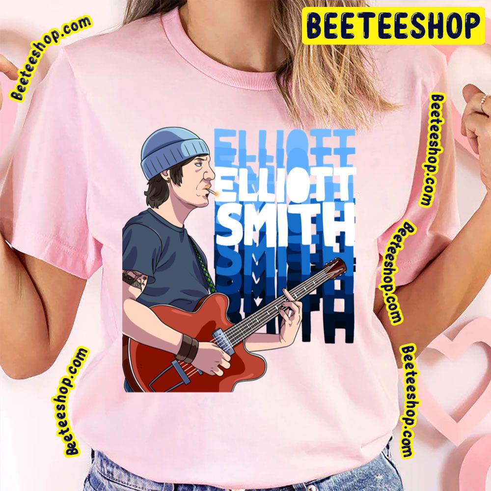 Blue Text Member Elliott Smith Trending Unisex T-Shirt