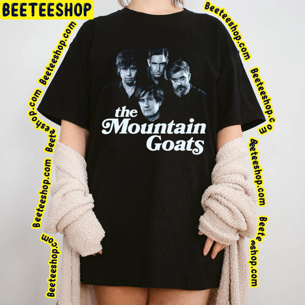 Blue Text The Mountain Goats Trending Unisex T-Shirt