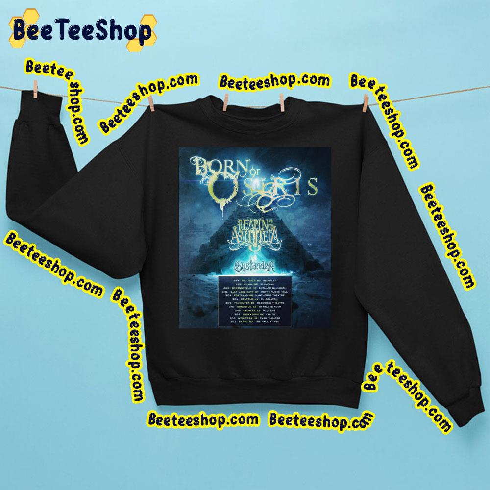 Born Of Osiris North American 2023 Tour Dates Trending Unisex Sweatshirt