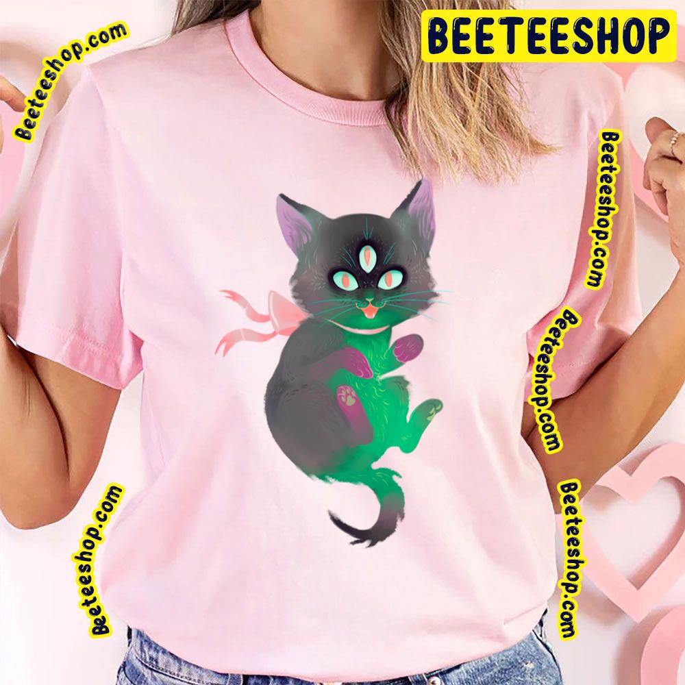 Cat 3×3 Eyes Trending Unisex T-Shirt