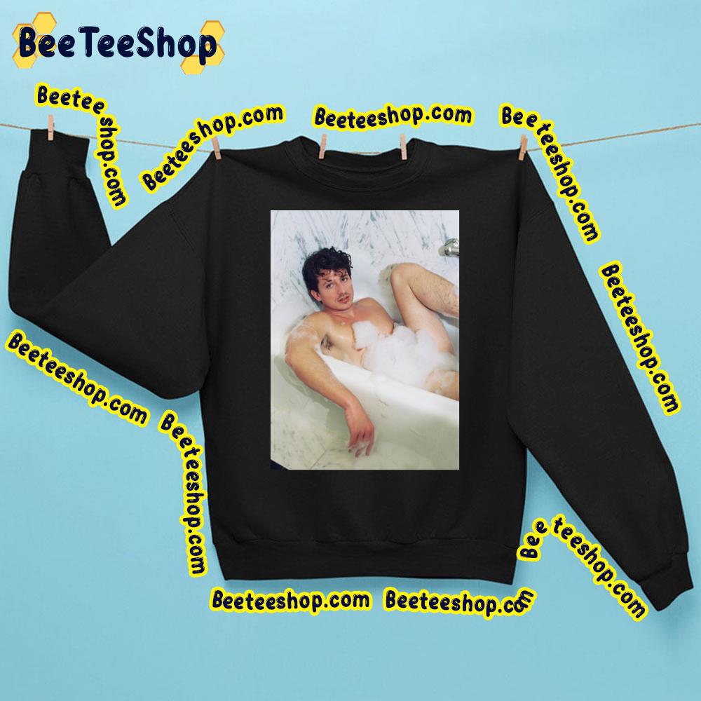 Charlie Puth In Bathtub Interview 2023 Trending Unisex Sweatshirt