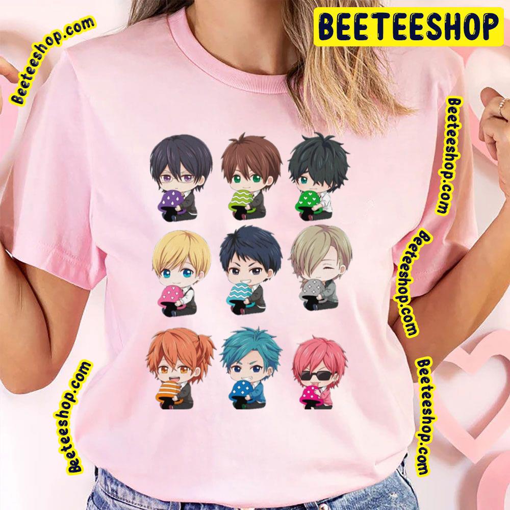 Color Chibi Yarichin Bitch Club Trending Unisex T-Shirt