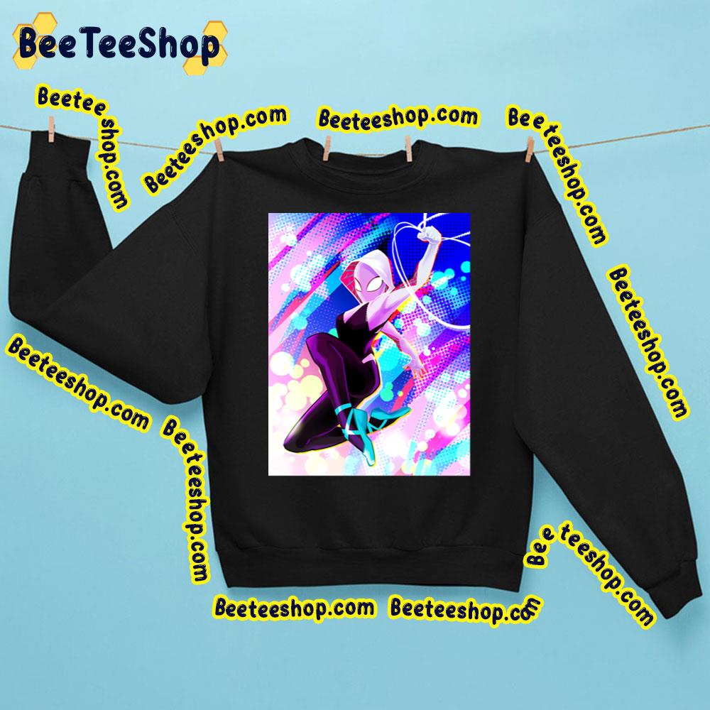 Color Neon Spider Gwen Spiderverse Movie Trending Unisex Sweatshirt