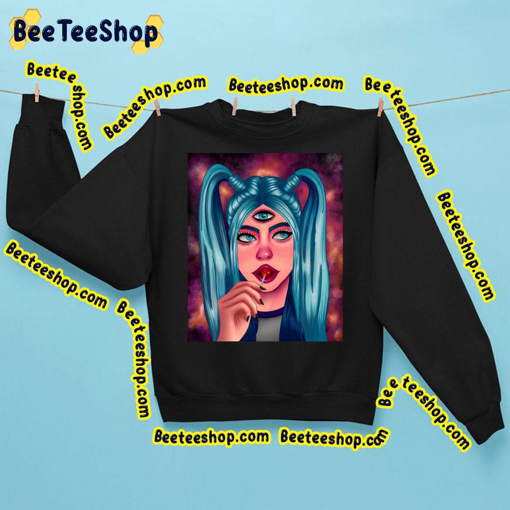 Cosmic Girl 3×3 Eyes Trending Unisex Sweatshirt