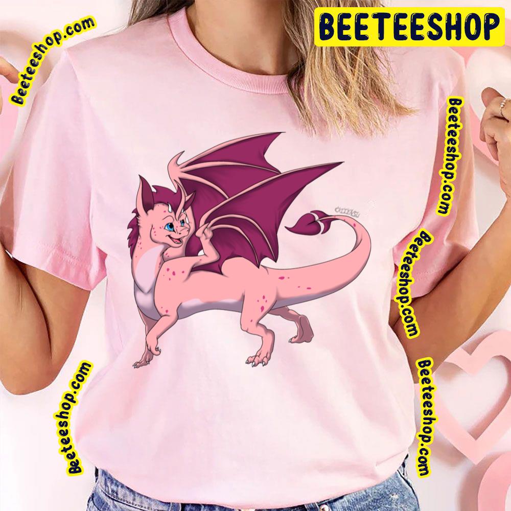 Cute Dragon Pink Trending Unisex T-Shirt