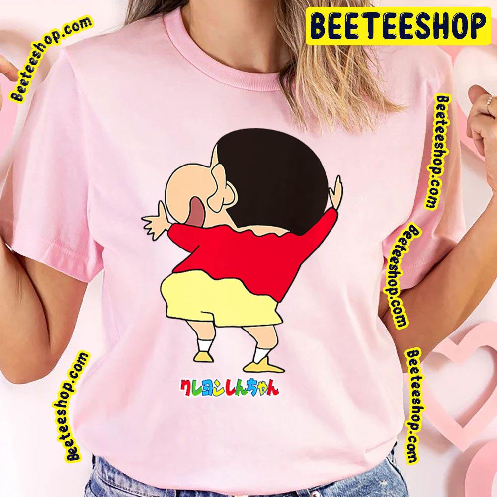 Dancing Crayon Shin Chan Trending Unisex T-Shirt