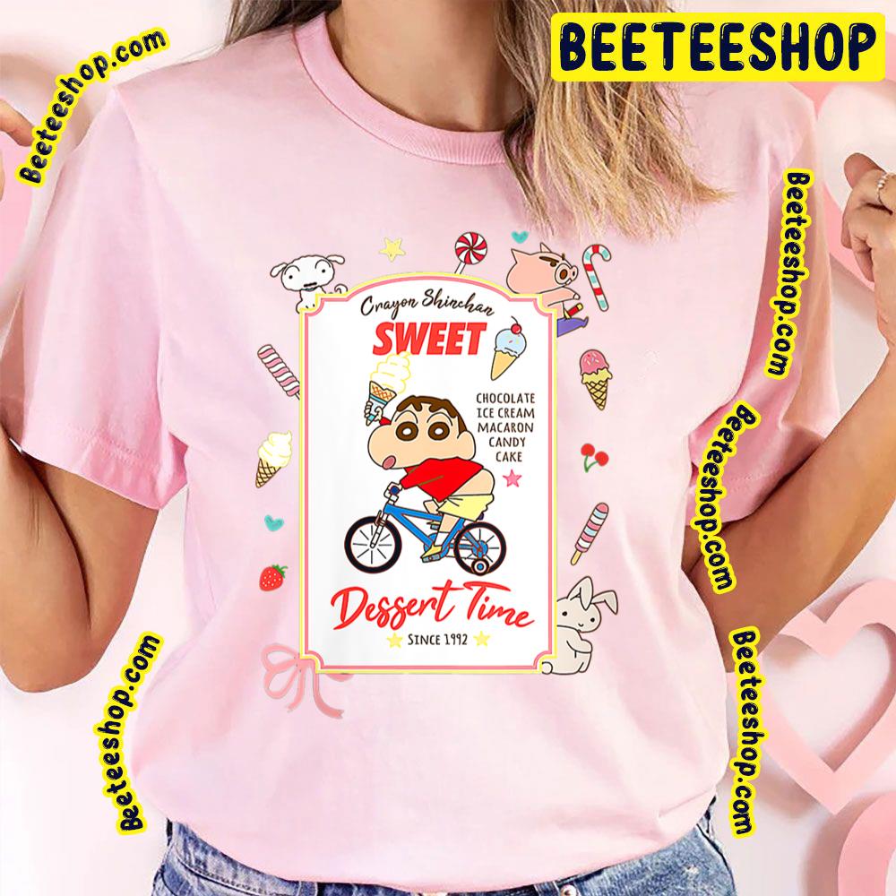 Dessert Time Crayon Shin Chan Trending Unisex T-Shirt