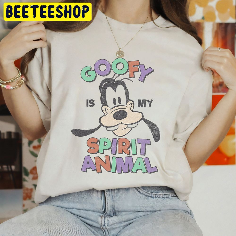 Disney Mickey And Friends Goofy Is My Spirit Animal Trending Unisex T-Shirt