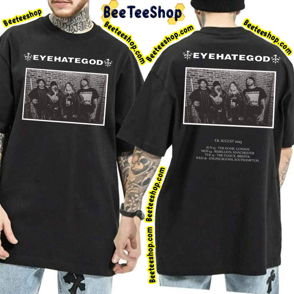 Eyehategod Uk August Tour 2023 Double Sided Trending Unisex T-Shirt