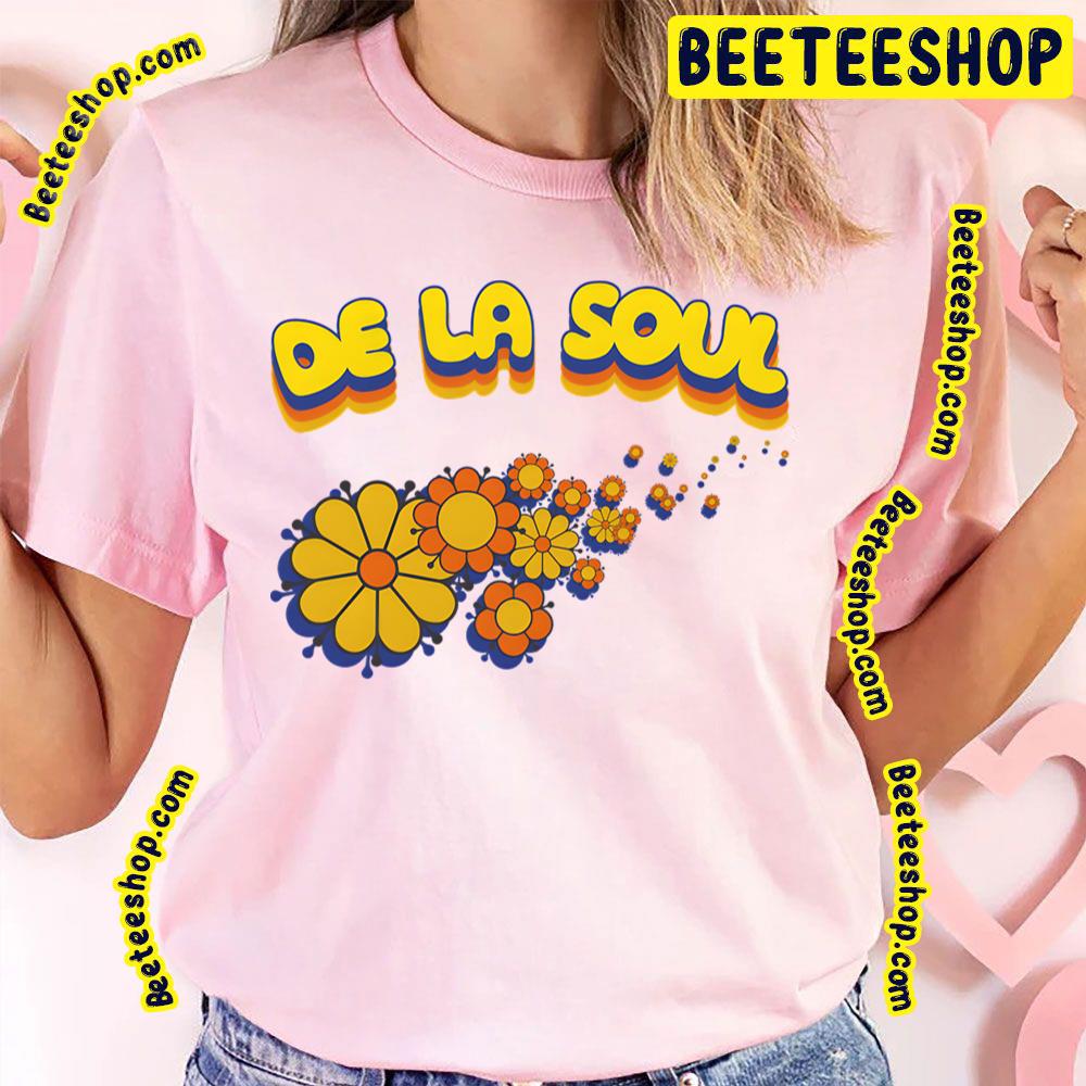 Flower Chibi Text Art De La Soul Band Trending Unisex T-Shirt