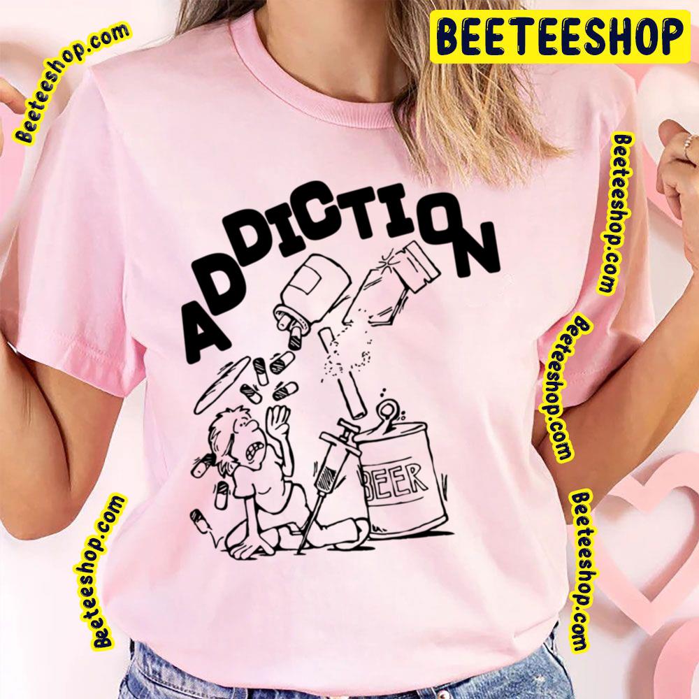 Funny Black Art Addictive Trending Unisex T-Shirt