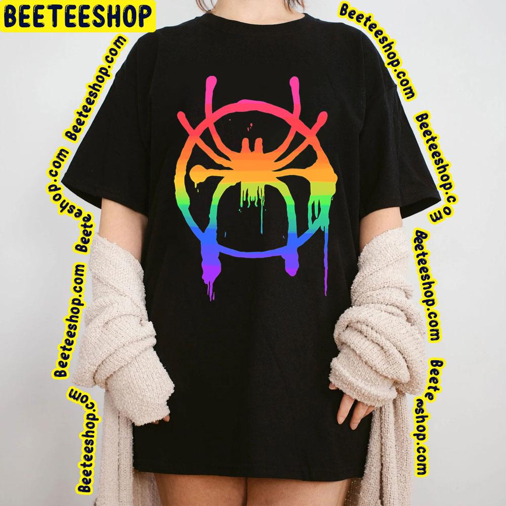 Gay Flag Spiderverse Movie Trending Unisex T-Shirt