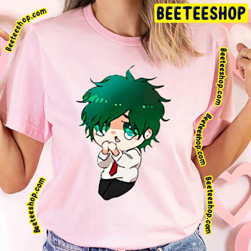 Green Hair Chibi Yarichin Bitch Club Trending Unisex T-Shirt