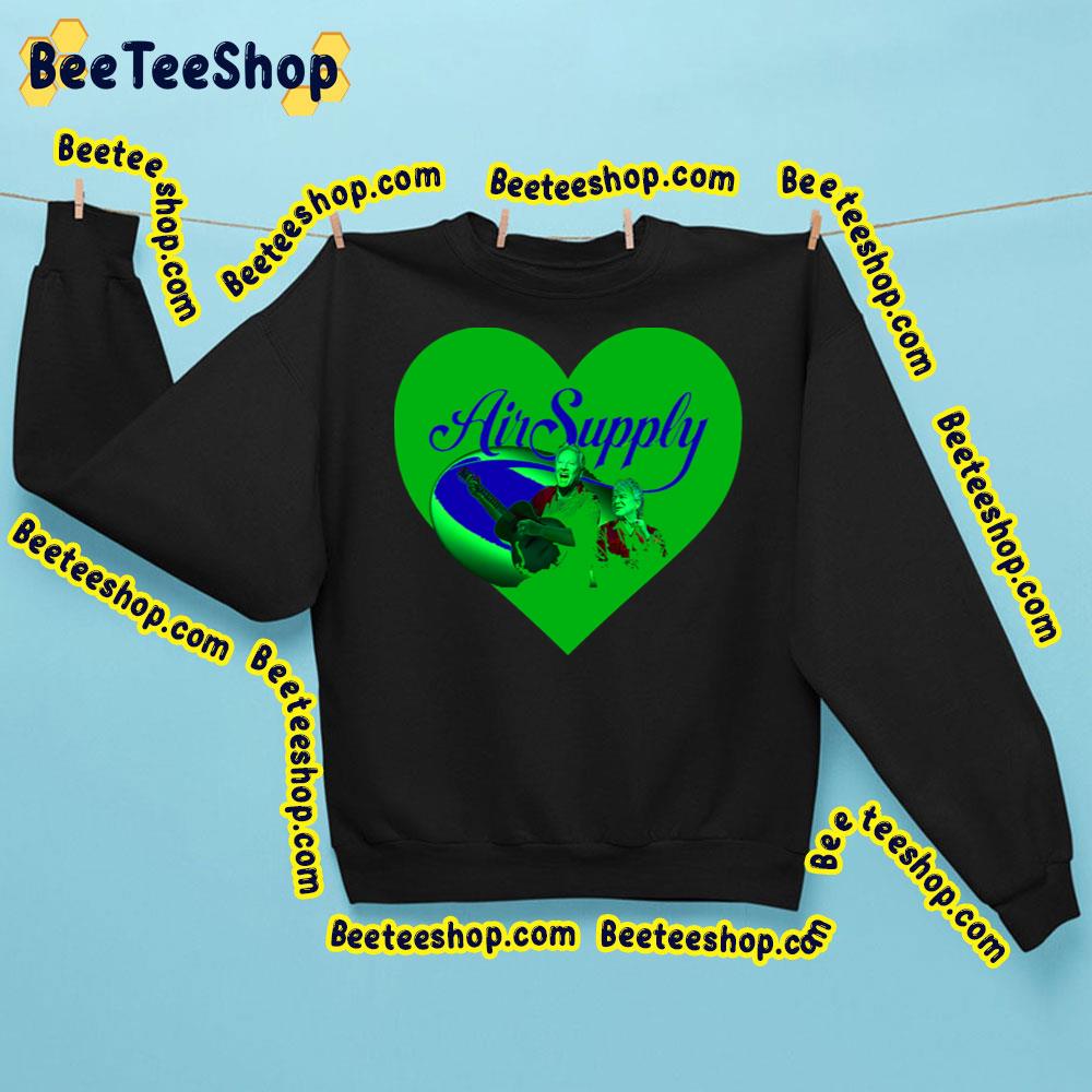 Green Heart Air Trending Unisex Sweatshirt