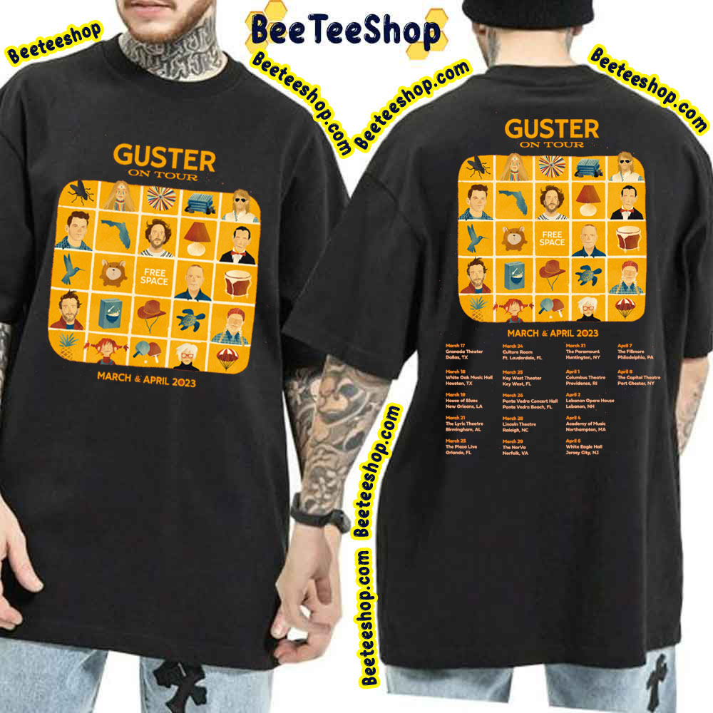 Guster 2023 Tour Dates Double Sided Trending Unisex T-Shirt