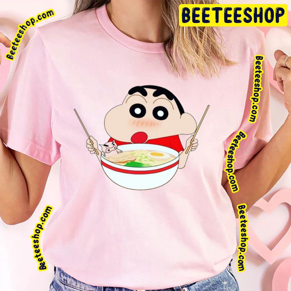 Happy Eat Crayon Shin Chan Trending Unisex T-Shirt