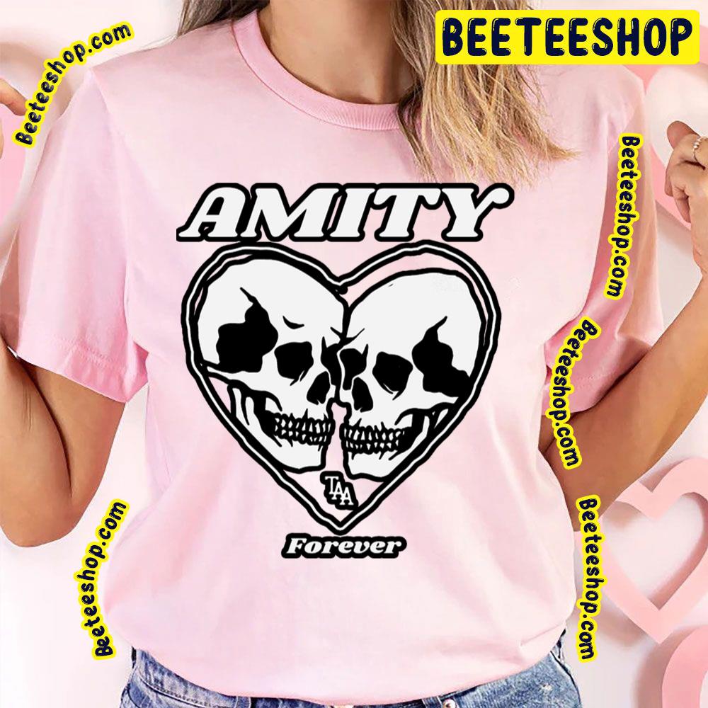 Heart Skull Forever In Love The Amity Affliction Trending Unisex T-Shirt