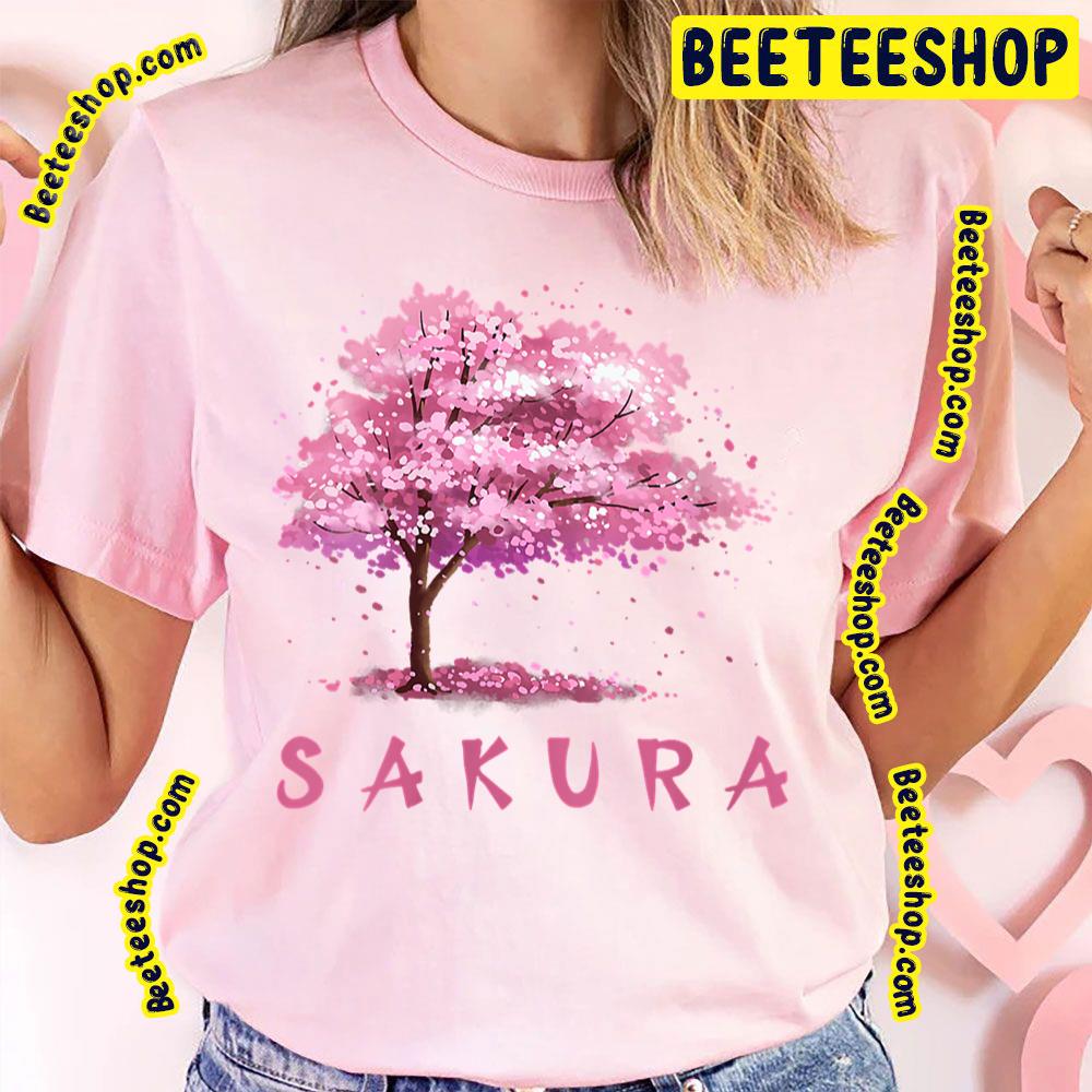 Japanese Cherry Sakura Gari Trending Unisex T-Shirt