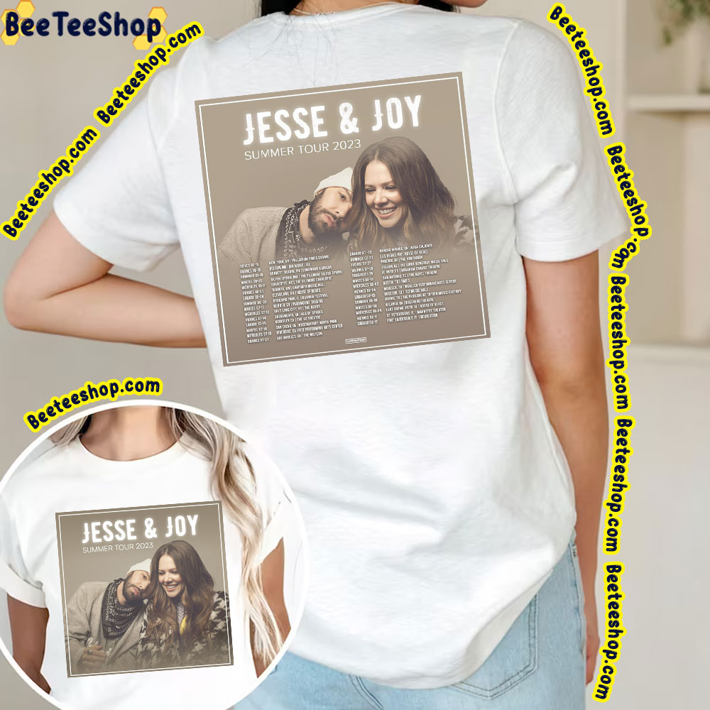 Jesse & Joy 2023 Summer Tour Anno Double Sided Trending Unisex T-Shirt