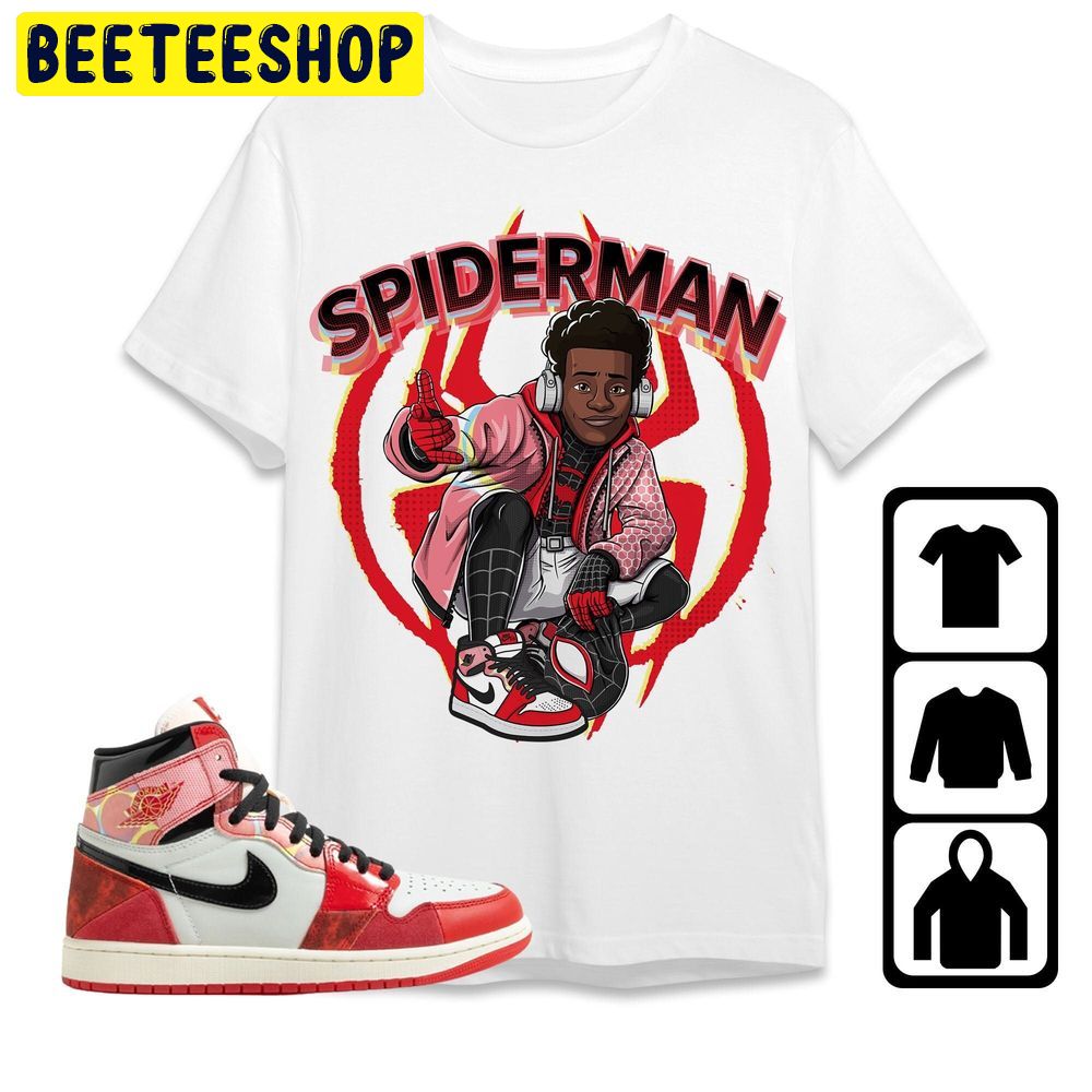 Jordan 1 Spiderman Across The Spider-Verse Trending Unisex T-Shirt