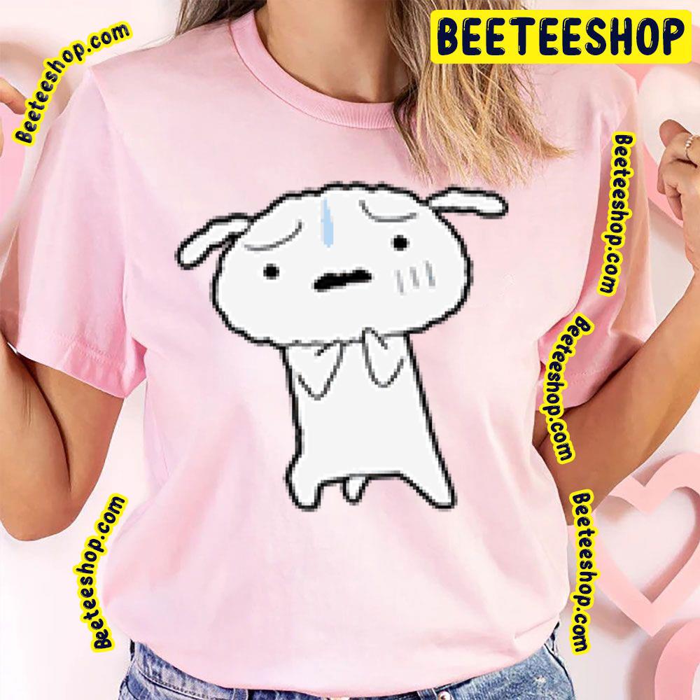 Kawaii Dog Cute Crayon Shin Chan Trending Unisex T-Shirt