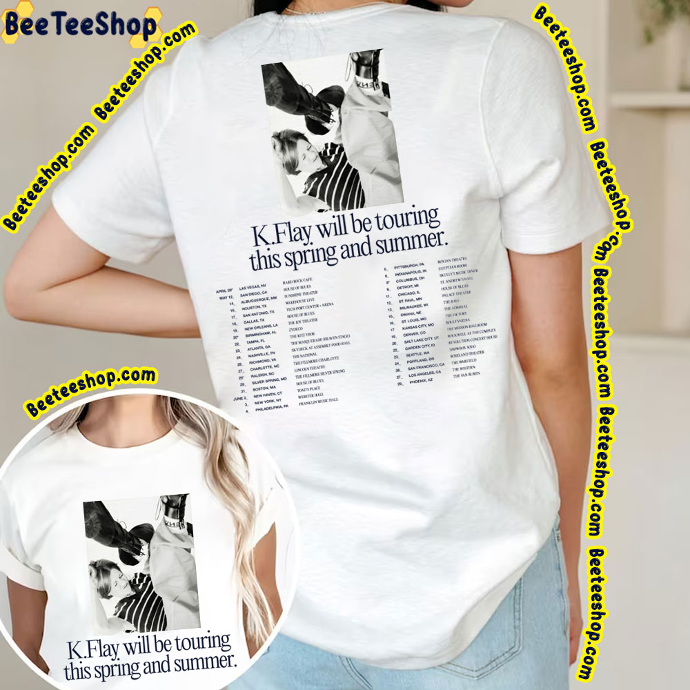 K.Flay Spring And Summer Tour 2023 Dates Double Sided Trending Unisex T-Shirt