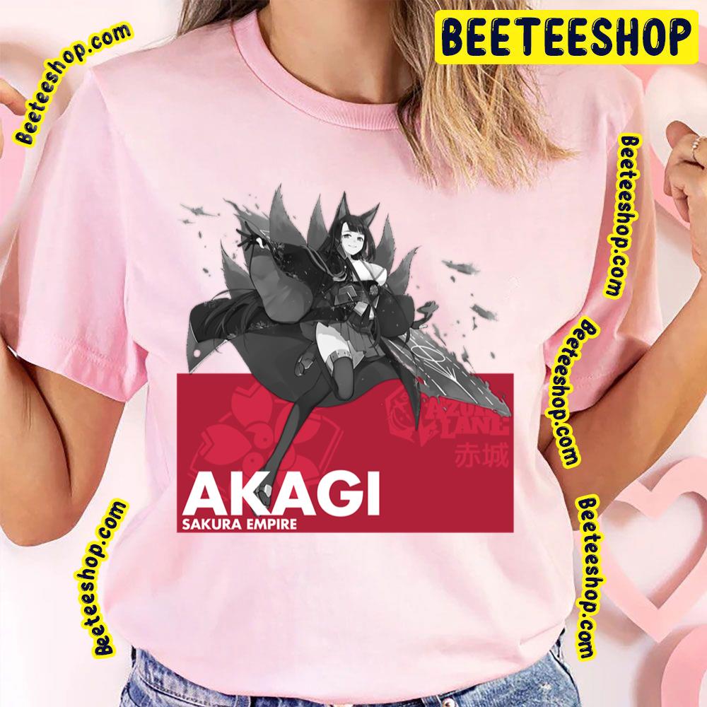 Lane Typography Akagi Trending Unisex T-Shirt