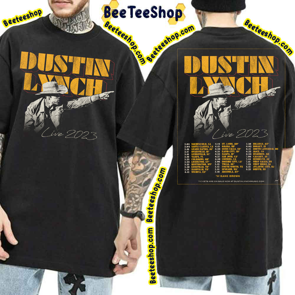 Live 2023 Dustin Lynch Double Sided Trending Unisex T-Shirt