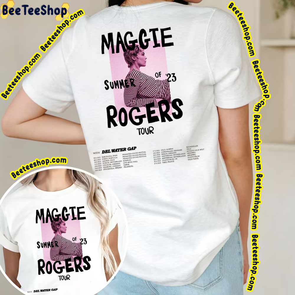 Maggie Rogers Summer Tour June 2023 Del Water Gap Double Sided Trending Unisex T-Shirt