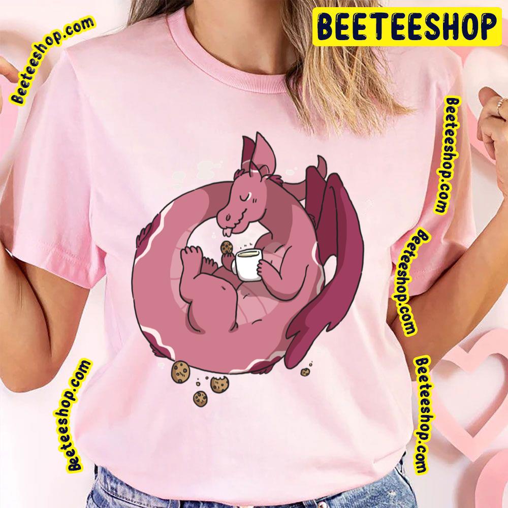 Milk & Cookies Dragon Pink Trending Unisex T-Shirt