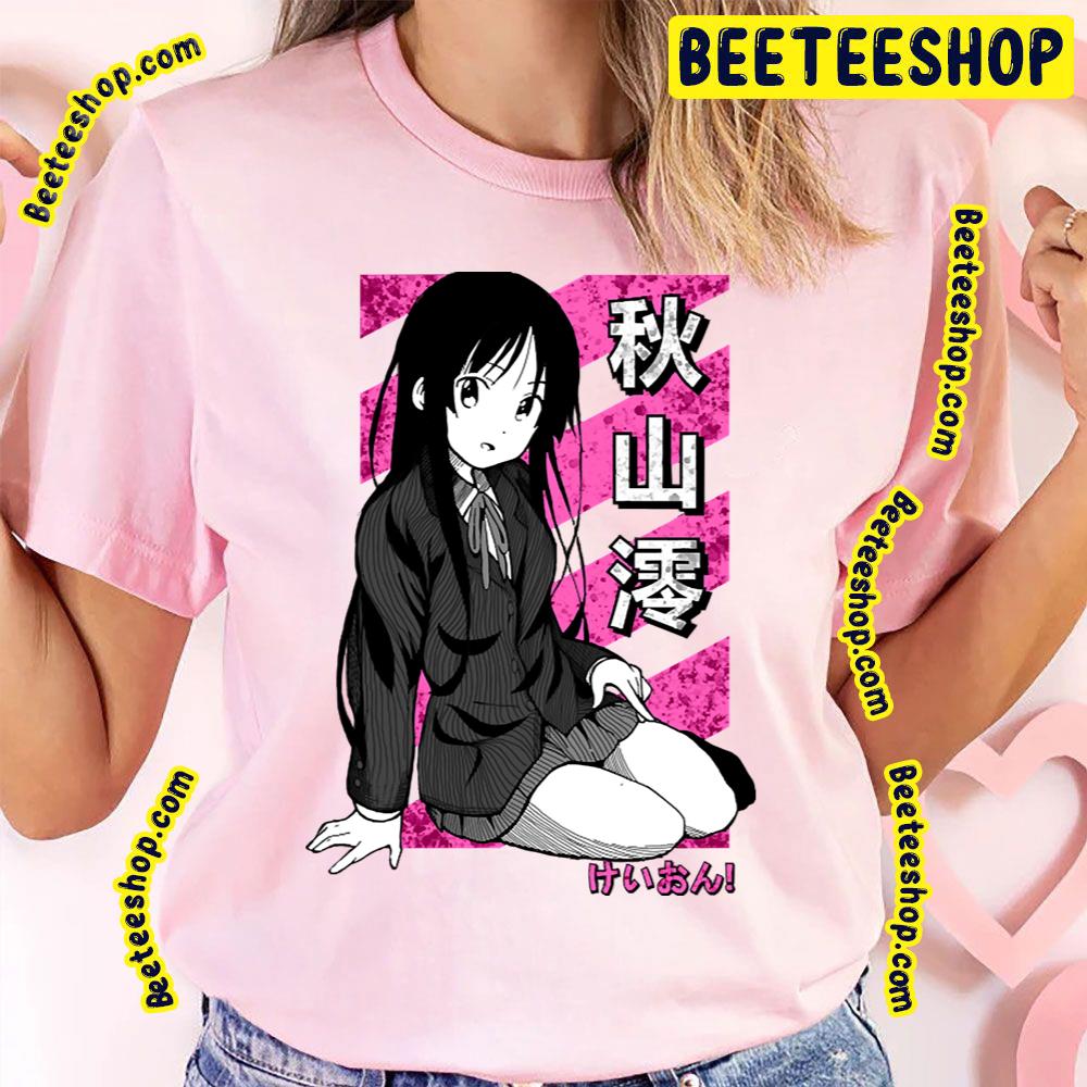 Mio Akiyama Sitting K-On! Trending Unisex T-Shirt