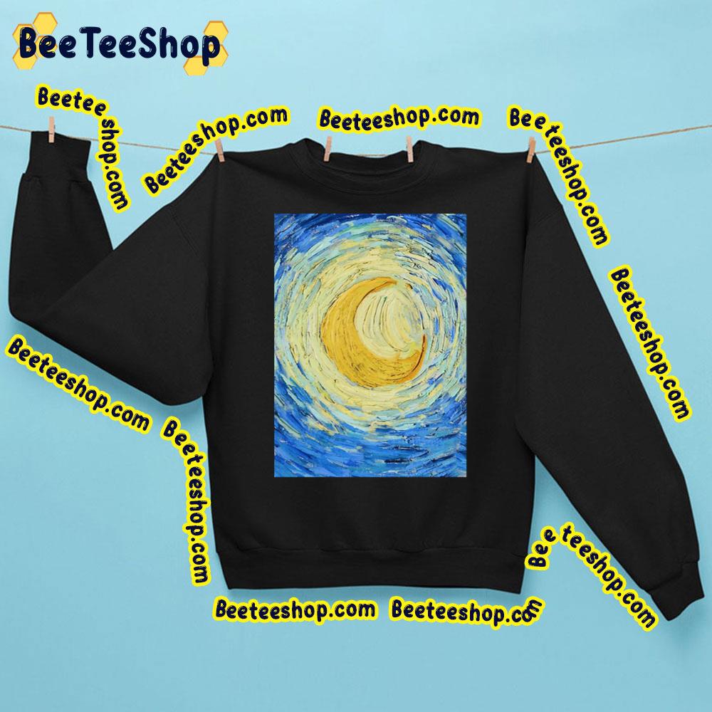 Moon Vincent Van Gogh Style Trending Unisex Sweatshirt